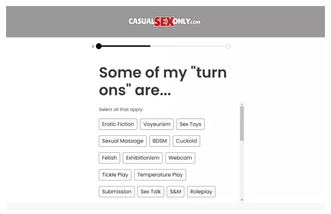 casual sex dating